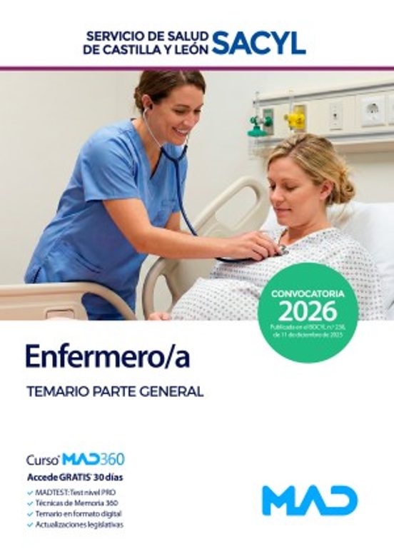 Enfermero/a. Temario Parte General. Servicio De Salud De Castilla Y Le