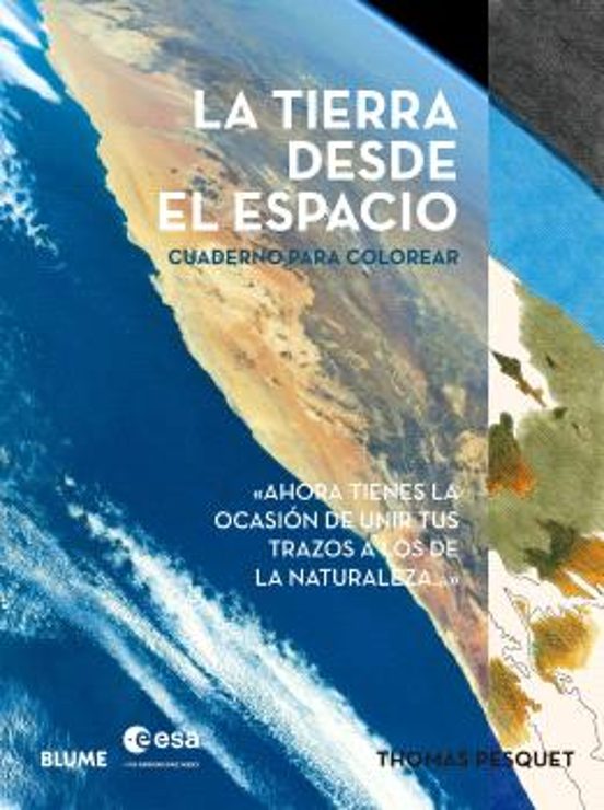 La Tierra Desde El Espacio. Cuaderno Para Colorear