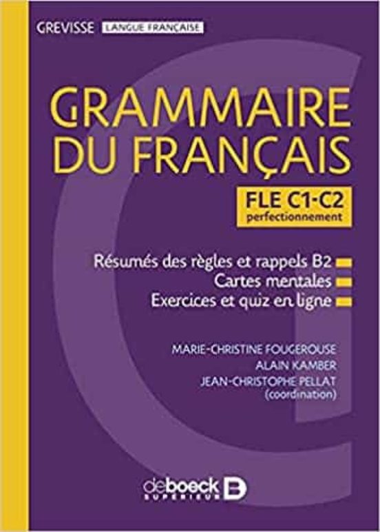Grammaire Du Français Fle C1-c2 Perfectionnement