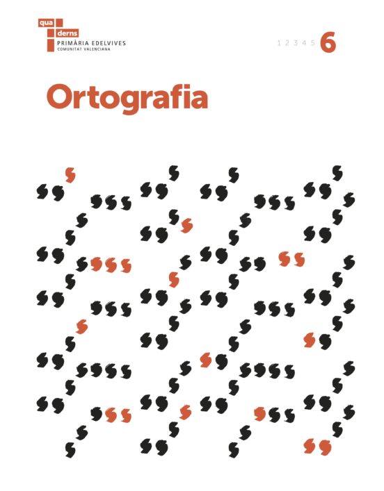 Quadern Dortografia 6 Valencia Ed 2017