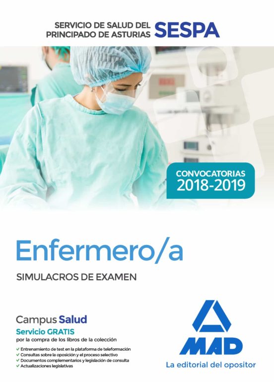 Enfermero/a Del Servicio De Salud Del Principado De Asturias . Simulacros De Examen