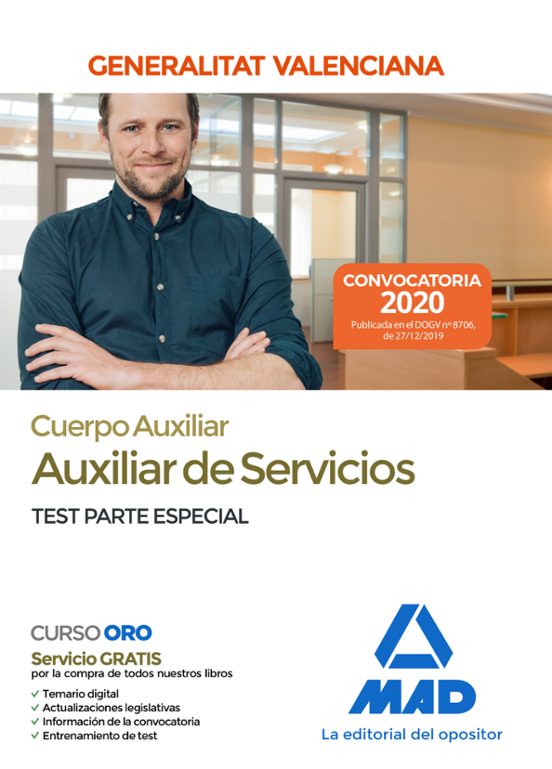 Cuerpo Auxiliar De La Generalitat Valenciana . Test Parte Especial