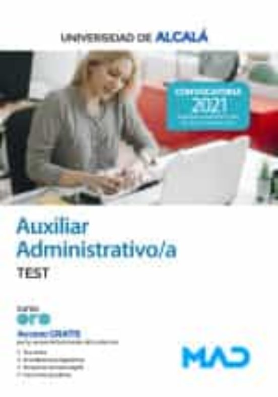 Auxiliar Administrativo De La Universidad De Alcalá. Test