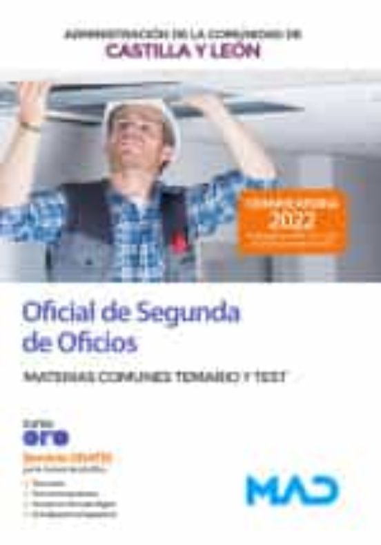Oficial De Segunda De Oficios Comunidad Autónoma De Castilla Y León