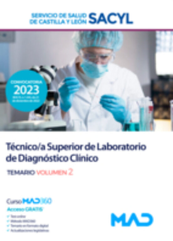 Técnico/a Superior De Laboratorio De Diagnóstico Clínico. Temario
