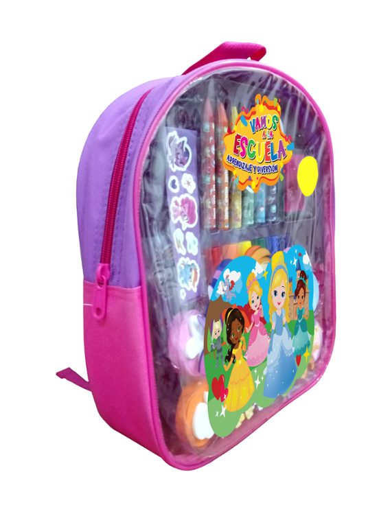 Mochila Animales. Vamos A La Escuela