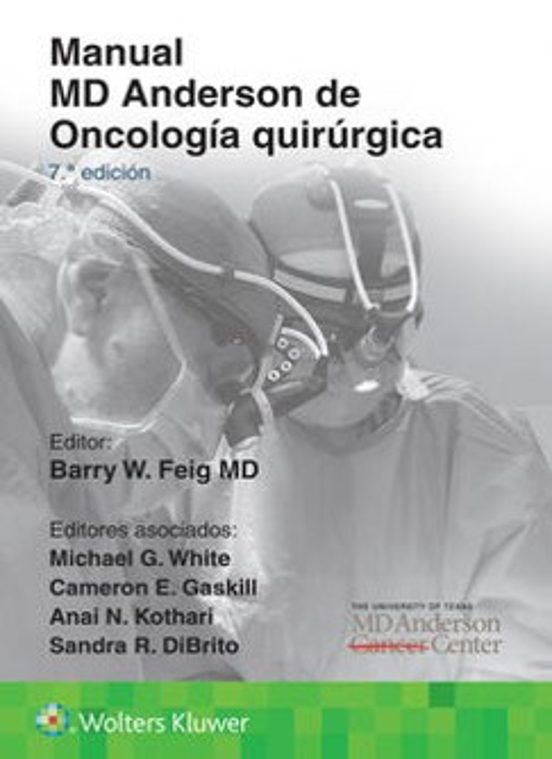 Manual MD Anderson De Oncología Quirúrgica