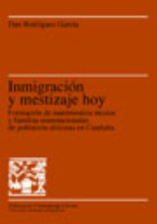 Inmigracion Y Mestizaje Hoy: Formacion De Matrimonios Mixtos Y Fa Mili
