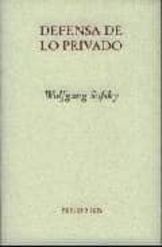 Defensa de lo privado