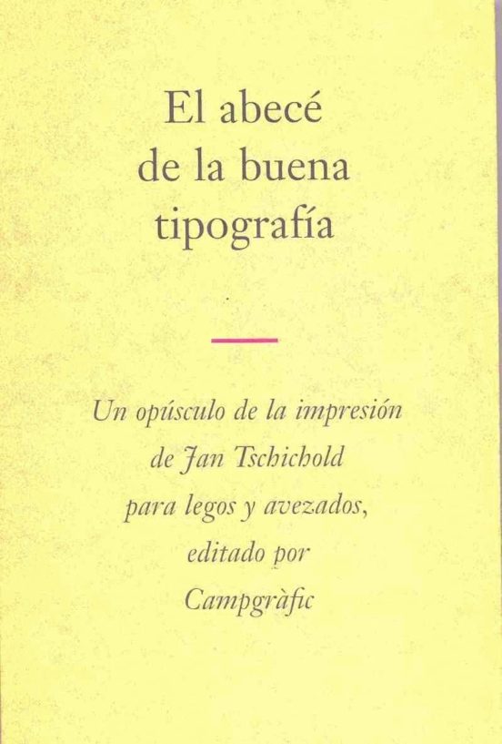 El Abece De La Buena Tipografia