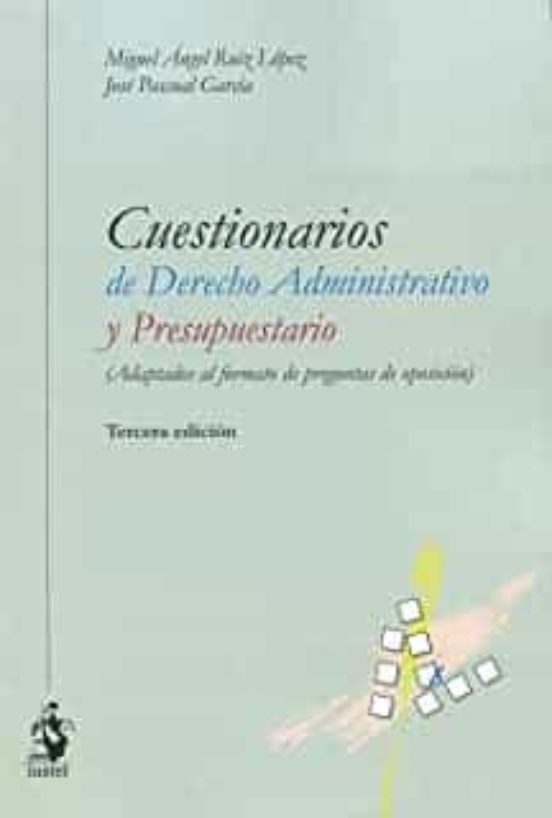 Cuestionarios De Derecho Administrativo Y Presupuestario
