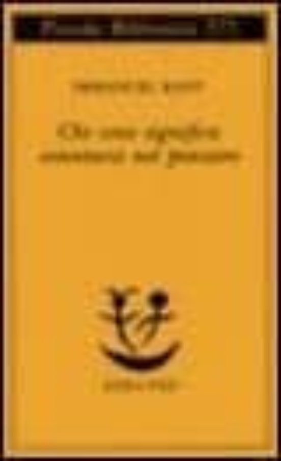 Che Cosa Significa Orientarsi Nel Pensiero