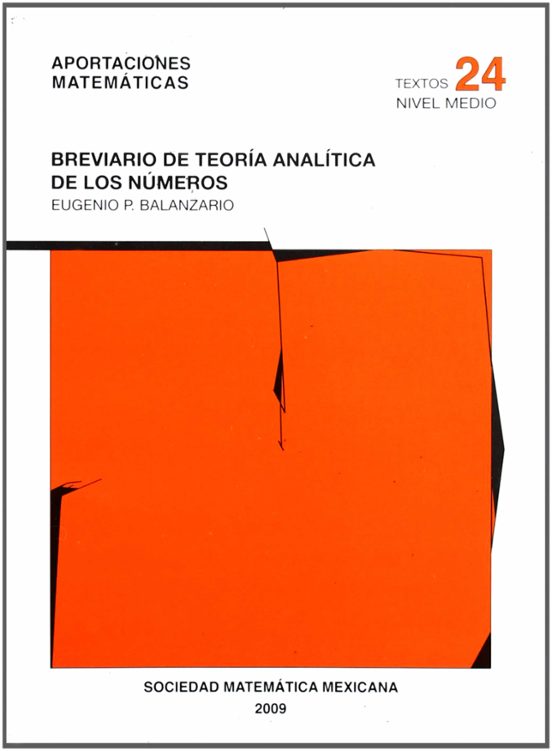 Breviario De Teoría Analítica De Los Números