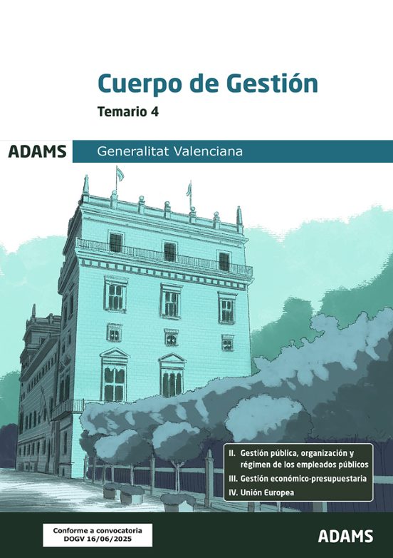 Administrativos De La Generalitat Valenciana. Temario 4