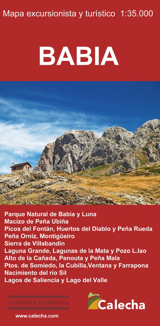 Babia. Mapa Excursionista Y Turístico