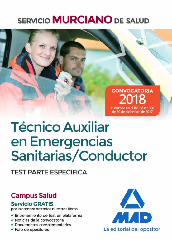 Tecnico En Emergencias Sanitarias/conductor: Test Parte Especifica