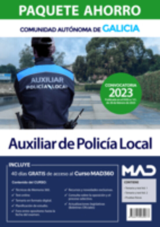 Paquete Ahorro Auxiliar Policía Local De Galicia