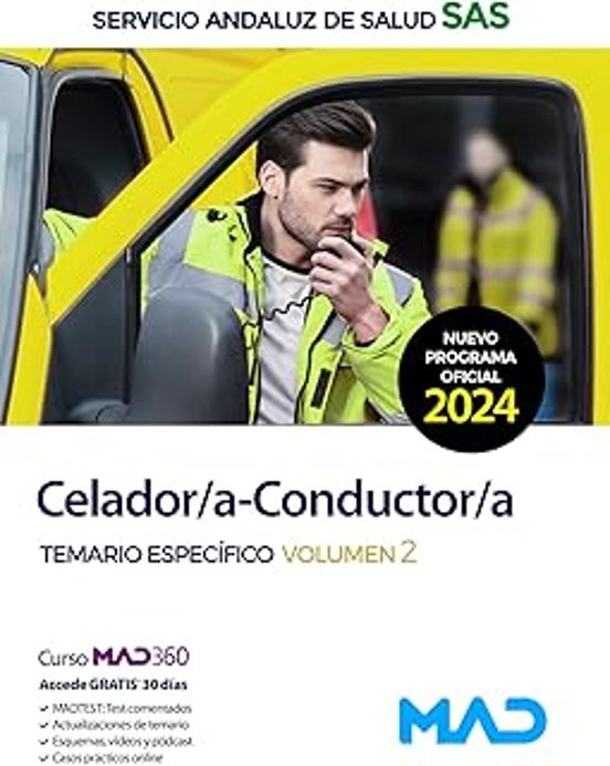 Celador/a-conductor/a. Temario Específico Volumen 2 Servicio Andaluz D