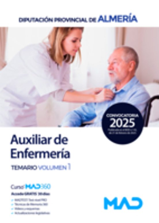 Auxiliar De Enfermería De La Diputacion Provincial De Almeria. Temario