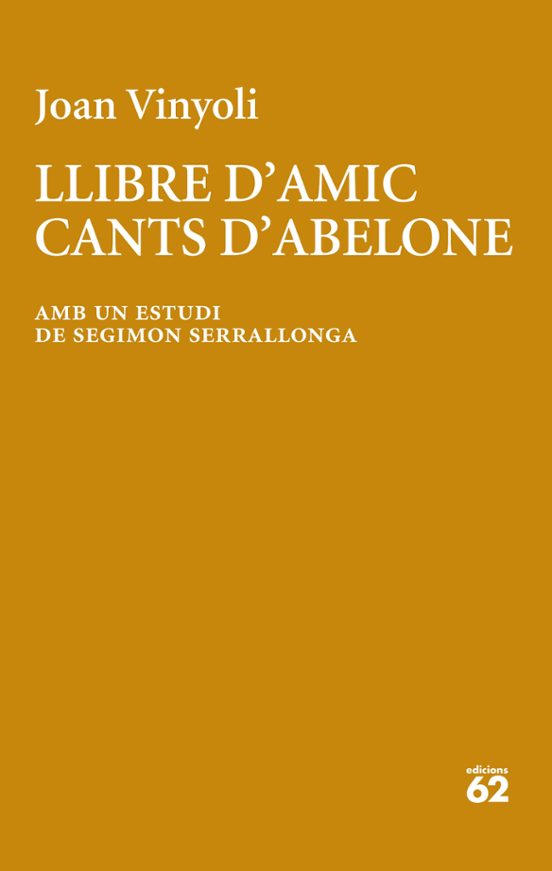 Llibre D'amic/Cants D'Abelone
