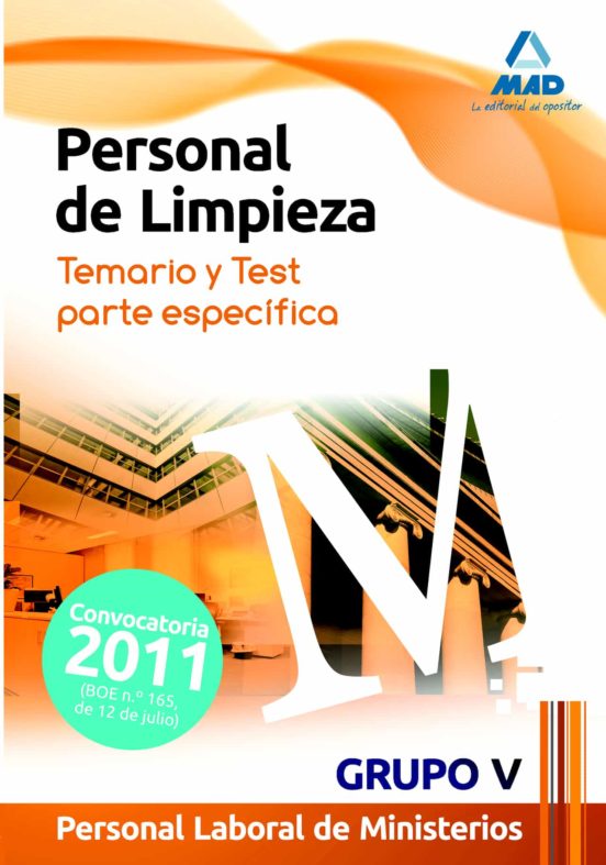 Personal De Limpieza. Personal Laboral De Ministerios. Grupo V. T Emar