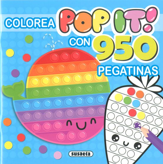 Colorea Pop It! Con 950 Pegatinas