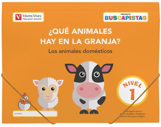 Buscapistas. Nivel 1. ¿Qué Animales Hay en la Granja? Infantil 3 Años