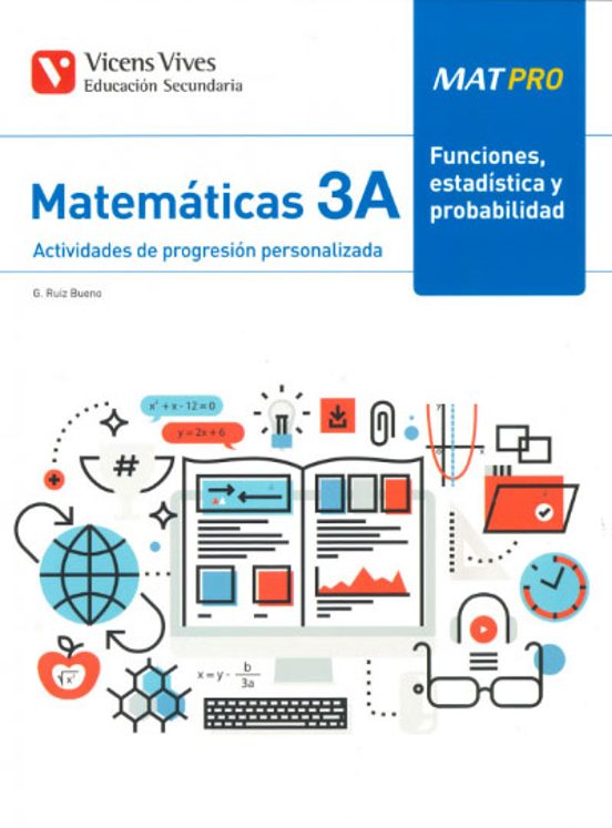 Mat Pro 3º ESO a. Matemáticas. Funciones Estadística y Probabilidad