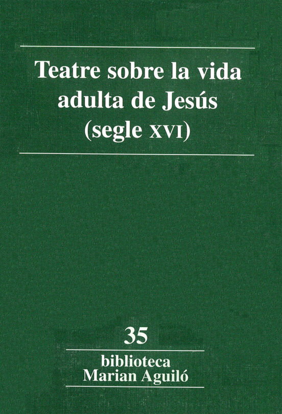 Teatre Sobre La Vida Adulta De Jesús