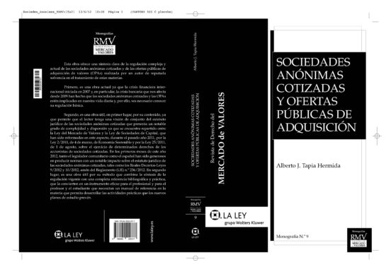 Sociedades Anónimas Cotizadas Y Ofertas Públicas De Adquisición