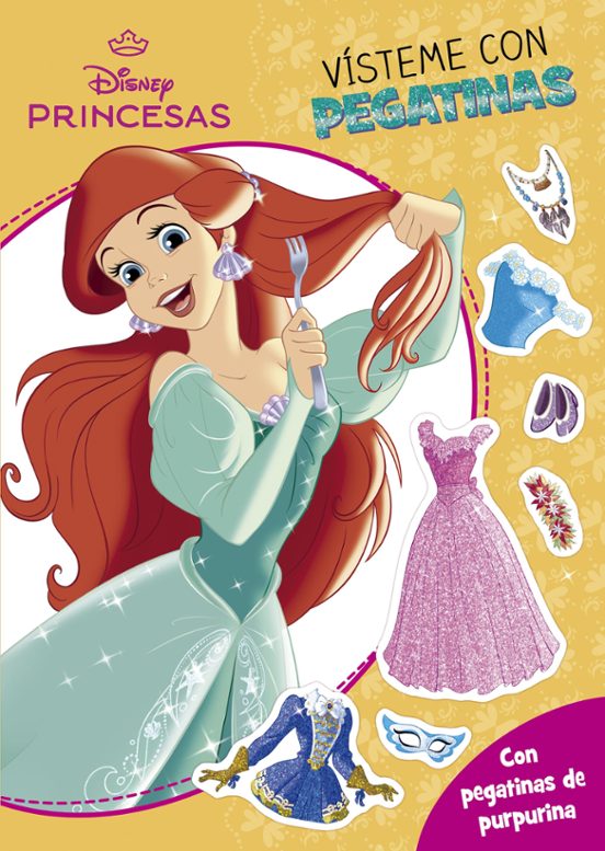Portada de Princesas. Vísteme con pegatinas 3