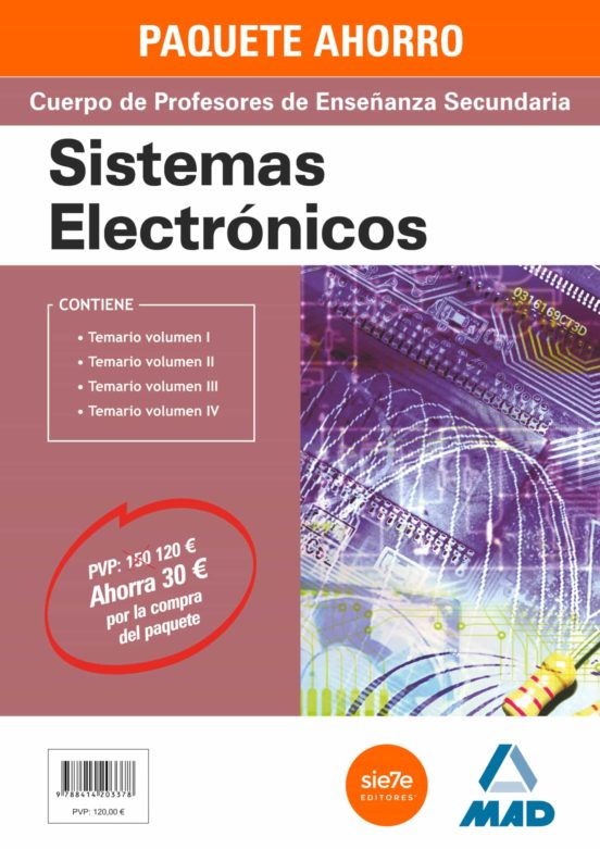 Paquete Ahorro Sistemas Electrónicos Cuerpo De Profesores De Ense Ñanz