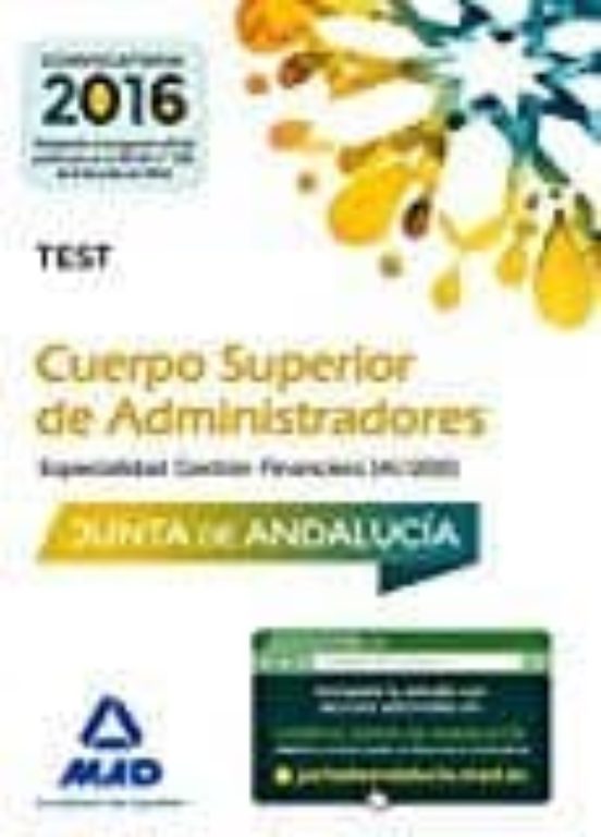 Cuerpo Superior De Administradores [especialidad Gestión Financiera ] De La Junta De Andalucía. Test