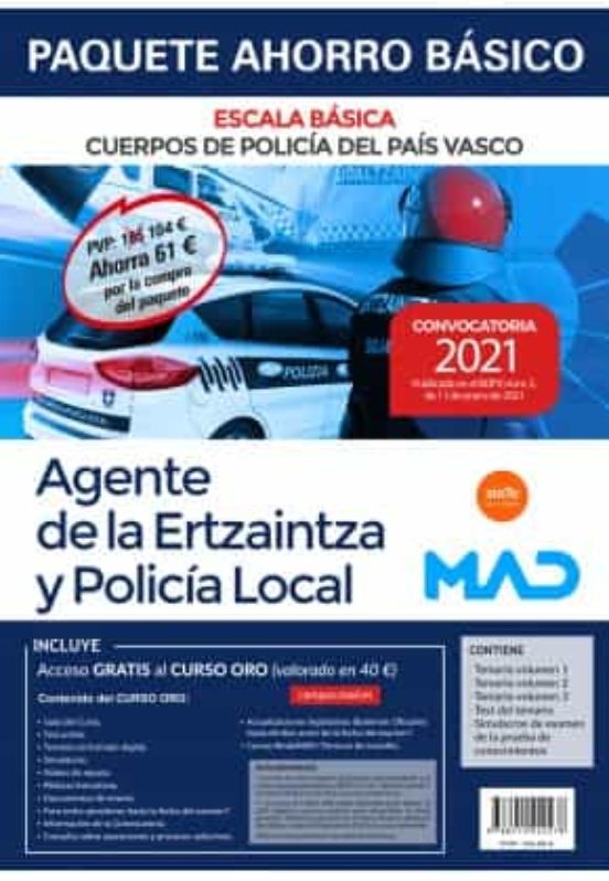 Paquete Ahorro Básico Ertzaintza Y Policía Local Del País Vasco
