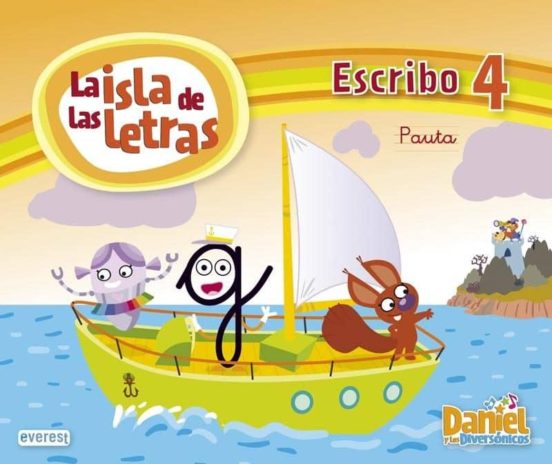 La Isla De Las Letras. Escribo 4 Pauta Cast. Ed 2013