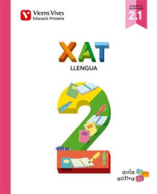 Xat Llengua 2º Primaria Aula Activa.trimestral Ed 2015 Valencia