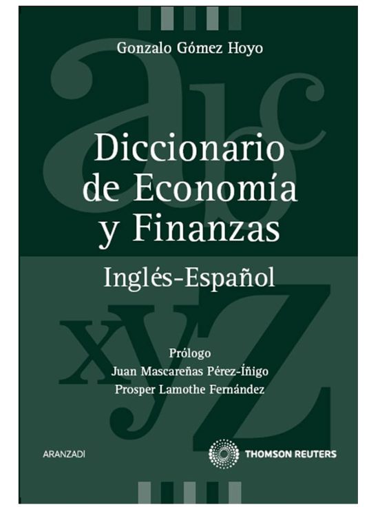 Diccionario De Economía Y Finanzas - Inglés-Español