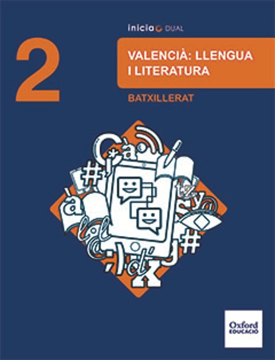 Inicia Dual Lengua Valenciana Y Literatura 2º Bachillerato Libro Del A