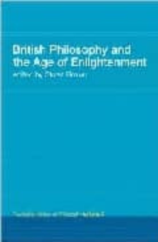 British Philosophy And The Age Of Enlightenment