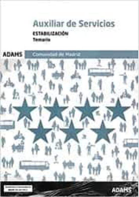 Temario Personal Auxiliar De Servicios Comunidad De Madrid