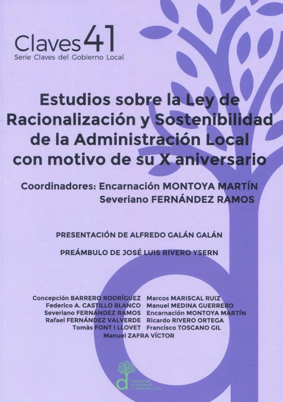 Estudios Sobre La Ley De Racionalización Y Sostenibilidad De Con Motiv