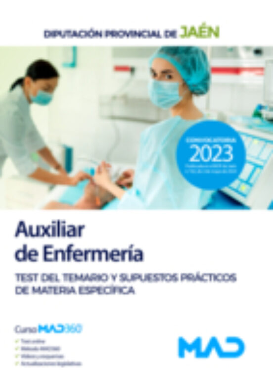 Auxiliar De Enfermeria. Test Del Temario Y Supuestos Practicos De Mate