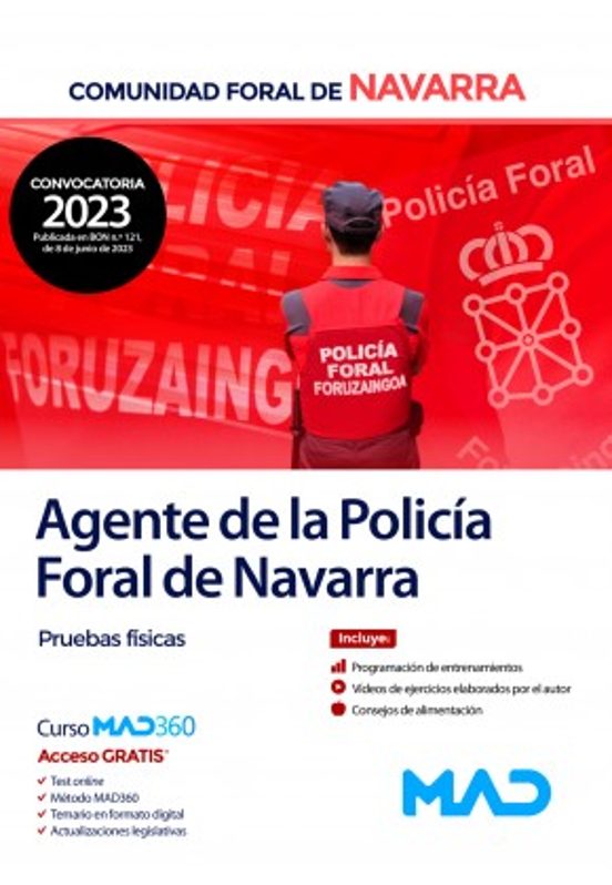 Agente E Inspector De La Policia Foral De Navarra. Pruebas Fisicas. Co