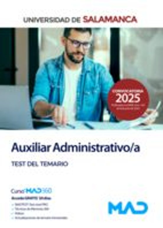 Auxiliar Administrativo/a Universidad De Salamanca. Test Del Tema Rio