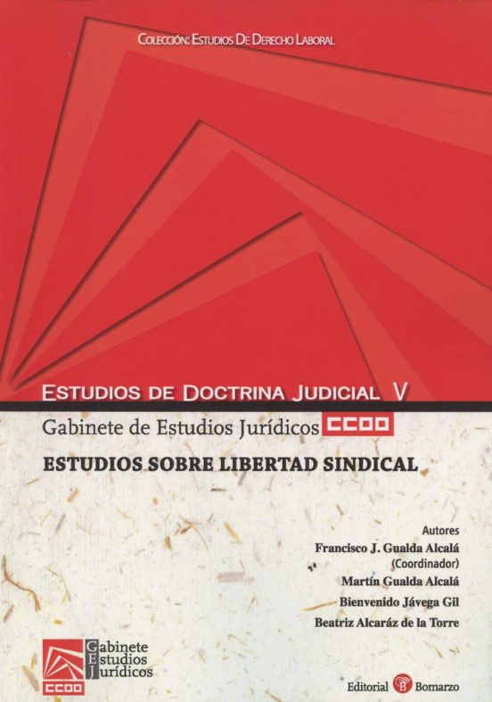 Estudios De Doctrina Judicial V. Gabinete De Estudios Juridicos Cc.oo