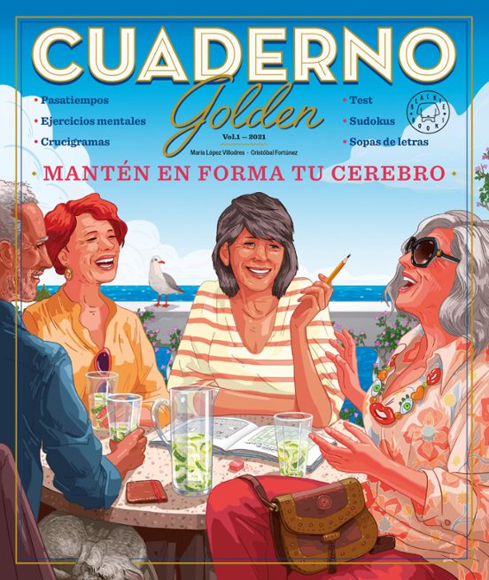 Cuaderno Golden Blackie Books 2021: Mantén En Forma Tu Cerebro