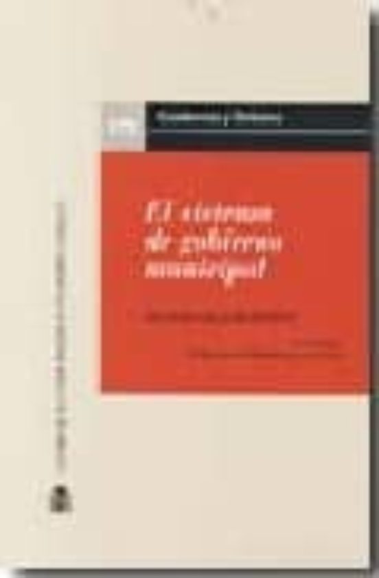 El Sistema de Gobierno Municipal