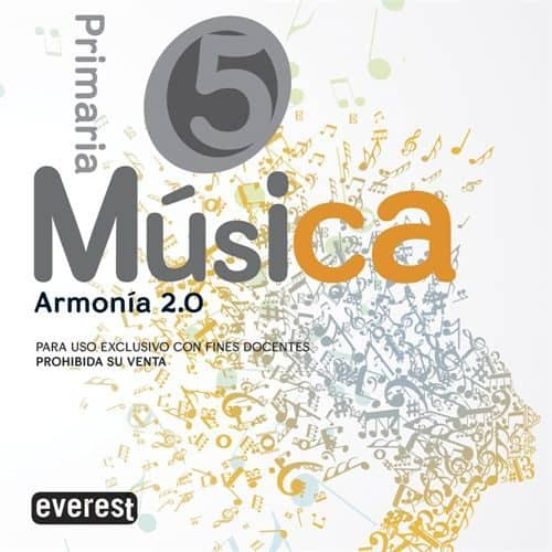 Música. 5º Educación Primaria. Armonía 2.0 Cd