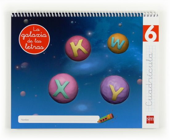 Lectoescritura la Galaxia de las Letras 5 Años Nivel 6 Cuadricula Educ