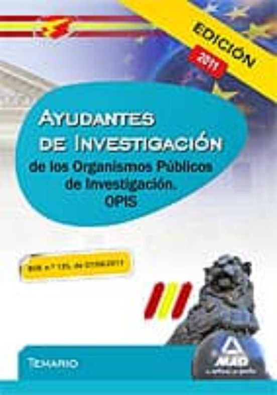 Ayudantes De Investigación De Los Organismos Públicos De Investig Ació